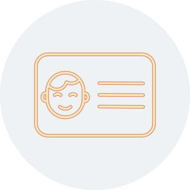 Bir kredi kartı simgesinin vektör çizimi