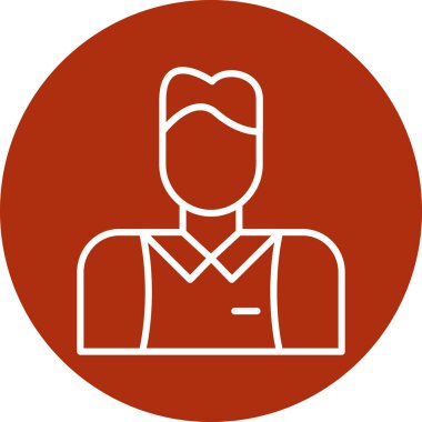 İnsan simgesinin vektör illüstrasyonu