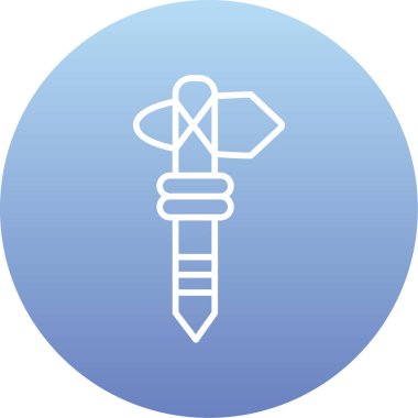 Balta. Web simgesi basit illüstrasyon