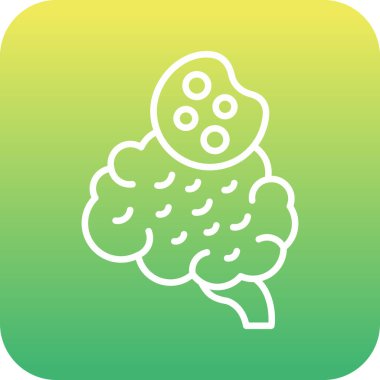 güzel mantar vektör simgesi