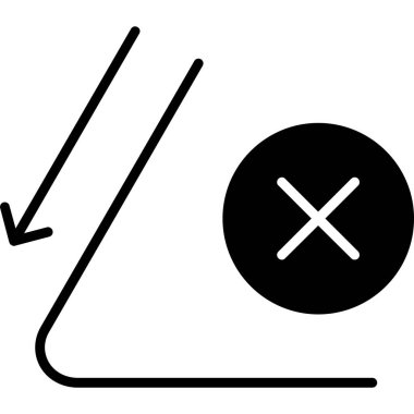 ok simgesi, vektör illüstrasyonu