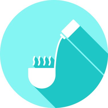 Diş fırçası simgesi, vektör illüstrasyonu