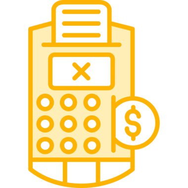 hesap makinesi simgesi, vektör illüstrasyonu