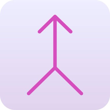 ok işareti simgesi, vektör çizimi