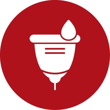 Mum simgesi olan bir çiçeğin vektör çizimi