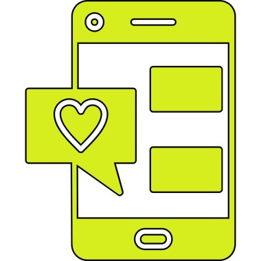 cep telefonu simgesi, vektör illüstrasyon tasarımı