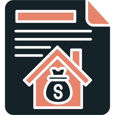 gerçek ev simgesi vektör illüstrasyonu