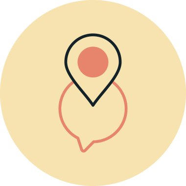 pin konum vektörü simgesi