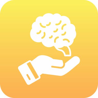 Beyni olan el simgesi