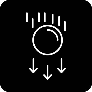 Projeniz için yön simgesi, vektör