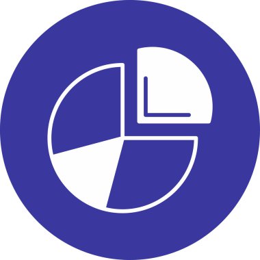 Diyagram simgesi vektör illüstrasyonu