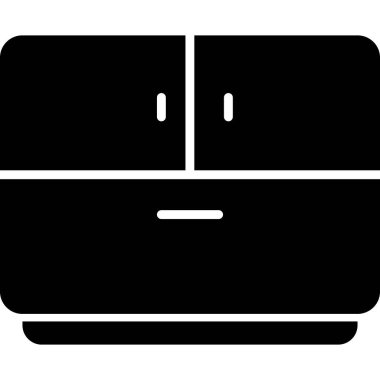 Bir karikatür kutusu simgesinin vektör çizimi