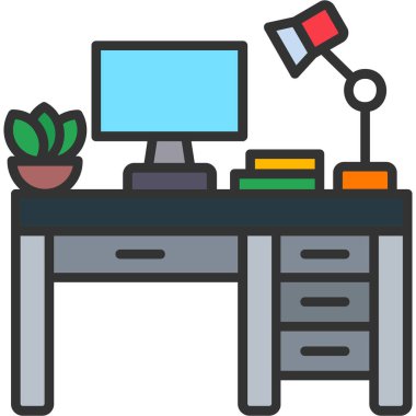 Masa başı ofis simgesi