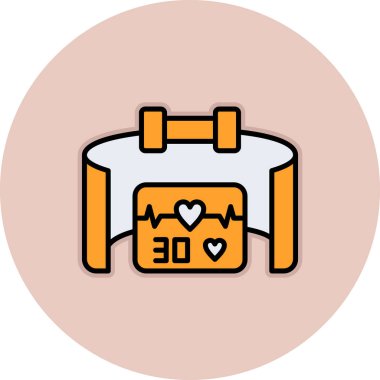 Takvim ikonlu kalp. Web için 3 0 takvim vektör simgesinin basit illüstrasyonu