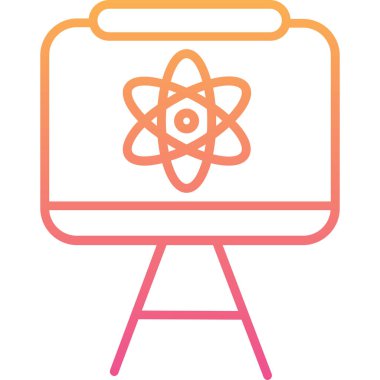 Bilim simgesi vektör illüstrasyonu