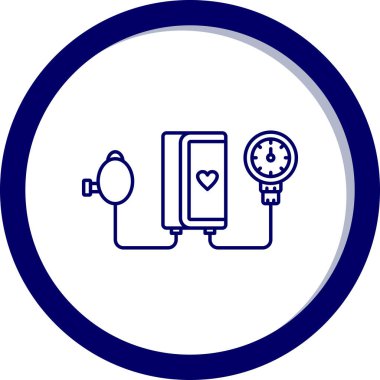 Cep telefonlu bir kalbin vektör çizimi