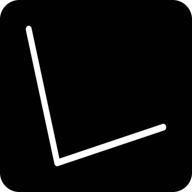 ok aşağı ok simgesi dış hat biçiminde