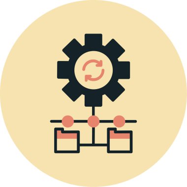 şebeke. Web simgesi basit illüstrasyon