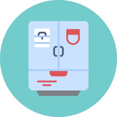 Modern b 'nin vektör illüstrasyonunda makinenin eksik simgesi