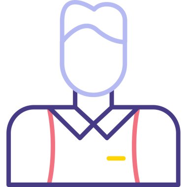 Futbol. Web simgesi basit illüstrasyon