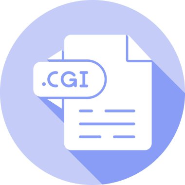 dosya biçimi simgesi, vektör illüstrasyonu