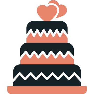 kek ikonu vektör illüstrasyonu