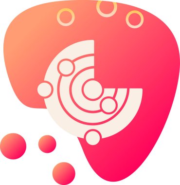 Beyin. Web simgesi basit illüstrasyon