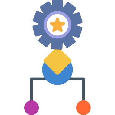 seo modern simgesinin vektör illüstrasyonu