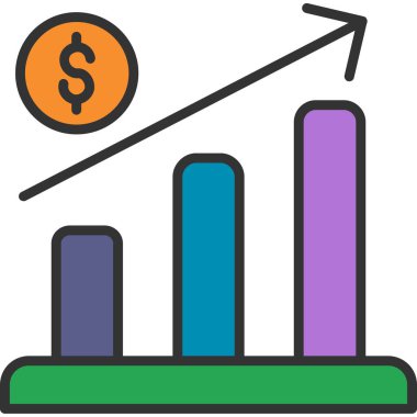 Kolayca düzenleyebilen veya düzenleyebilen iş grafik vektörü simgesi