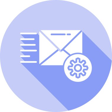 Mektup. Web simgesi basit illüstrasyon