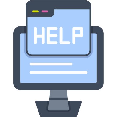 yardım web renk simgesi