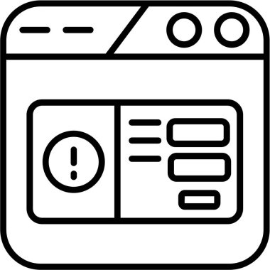 veri kartı simgesi vektör illüstrasyonu