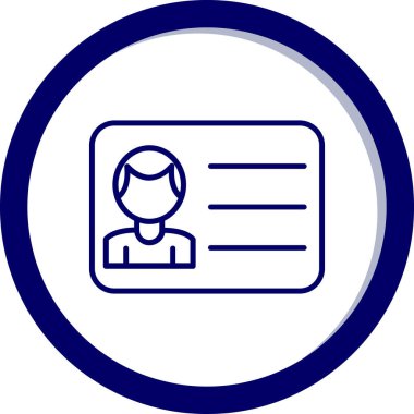 kart simge vektör çizim