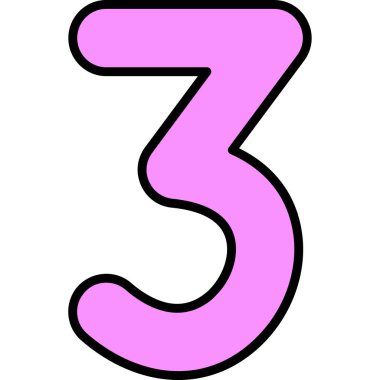 Üç numara işareti, üç numara, üç numara, üç numara.