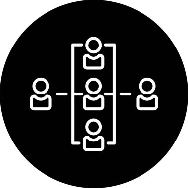 grup insanları ana hatlar biçiminde grup simgesi