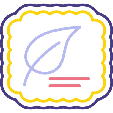 yiyecek ikonu vektör illüstrasyonu