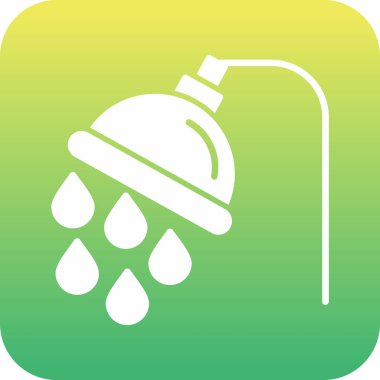 duş musluğu simgesi yeşil