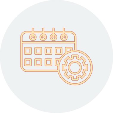 Modern oto tamir simgesinin vektör illüstrasyonu