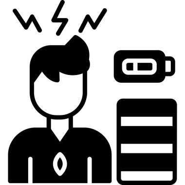 Bir adamın vektör illüstrasyonu