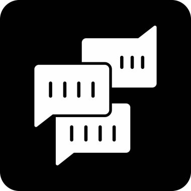 konuşma balonu simgesi, vektör illüstrasyonu