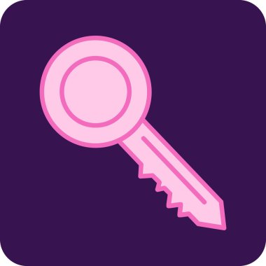 Anahtar. Web simgesi basit illüstrasyon