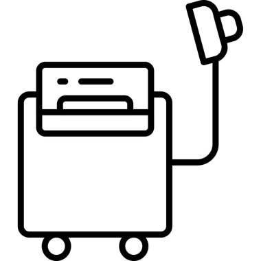 makine makine simgesi, vektör illüstrasyonu