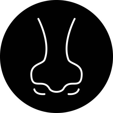 Bir kadının elinin siyah beyaz ikonunun vektör çizimi