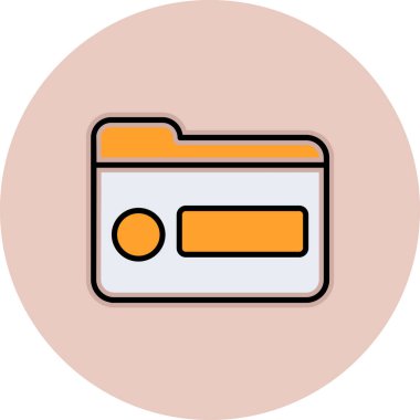 Pil. Web simgesi basit illüstrasyon