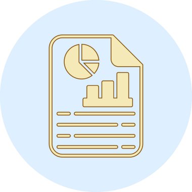 veri analiz simgesi vektör illüstrasyonu