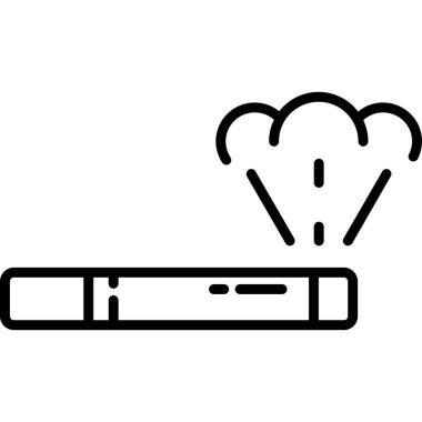 sigara simgesi taslak biçiminde