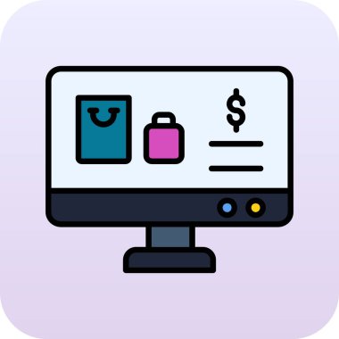 Web renk simgesi, vektör illüstrasyonu