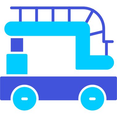 Otobüs. Web simgesi basit illüstrasyon