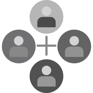 iş takımı vektör illüstrasyonu