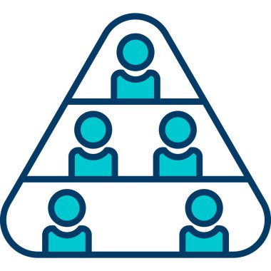 Grup insanlarının simgesi. vektör illüstrasyonu